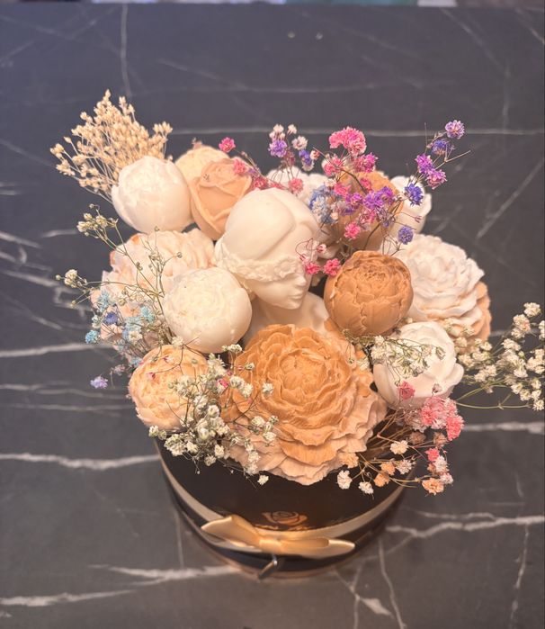 Mydlany flower box