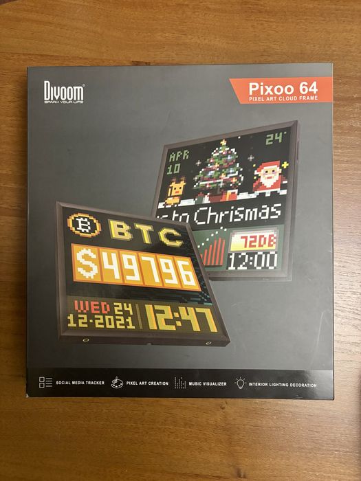 Divoom Pixoo 64 піксельний LED дисплей