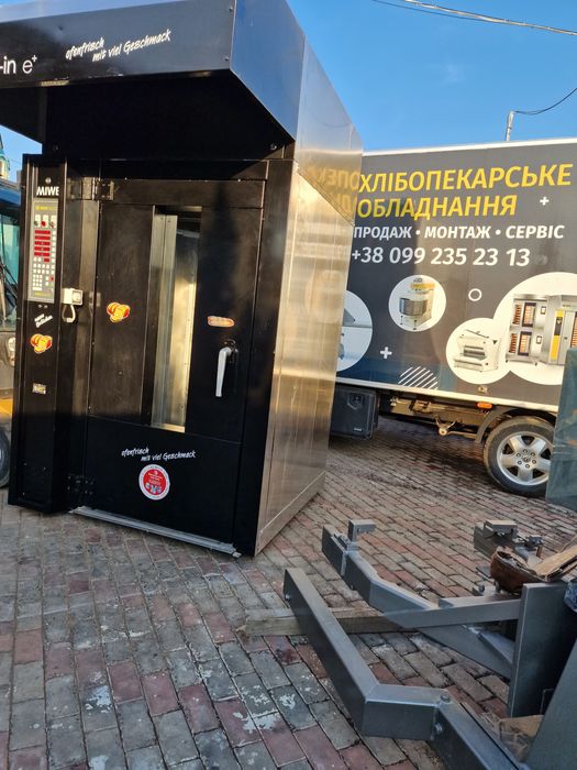Хлебопечь Хлібопічь Miwe Rollin 60x80 Ротационная печь Gas Diesel