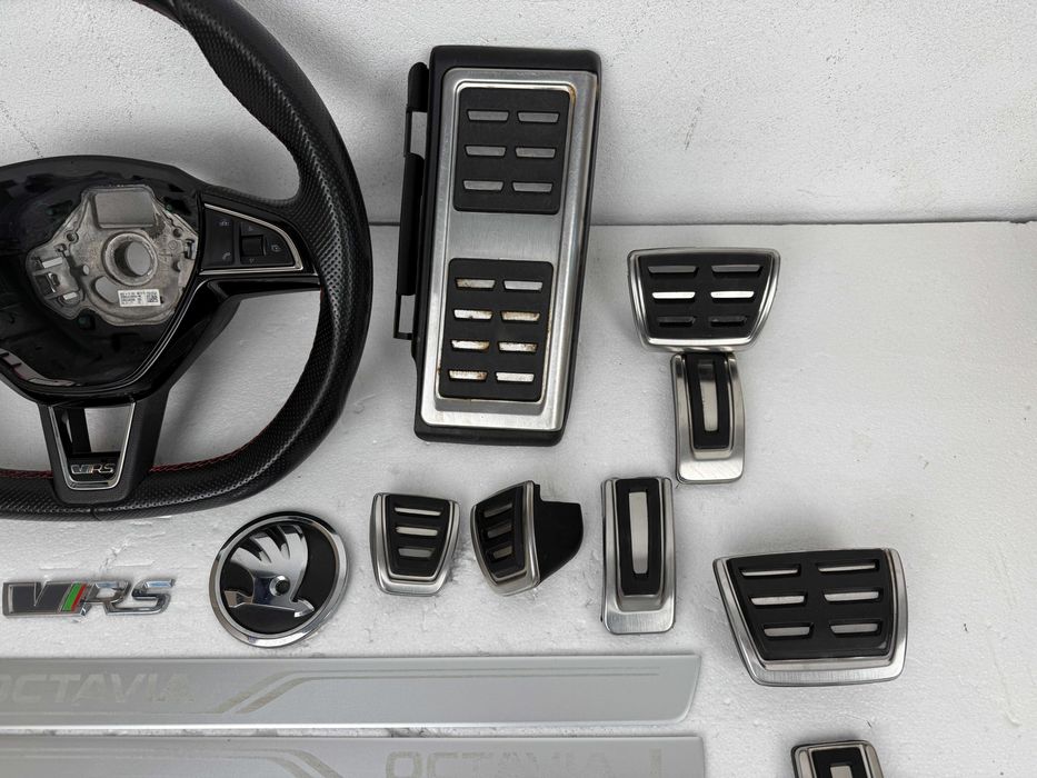 Накладки педалей порогів Skoda Octavia A7 VRS оригінал