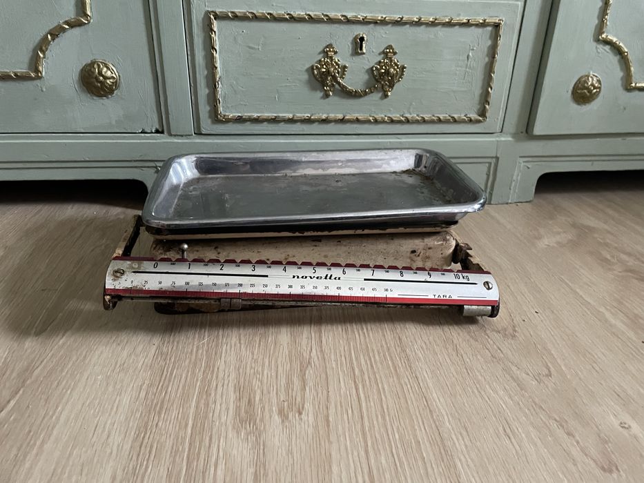 Balanca vintage metal a funcionar