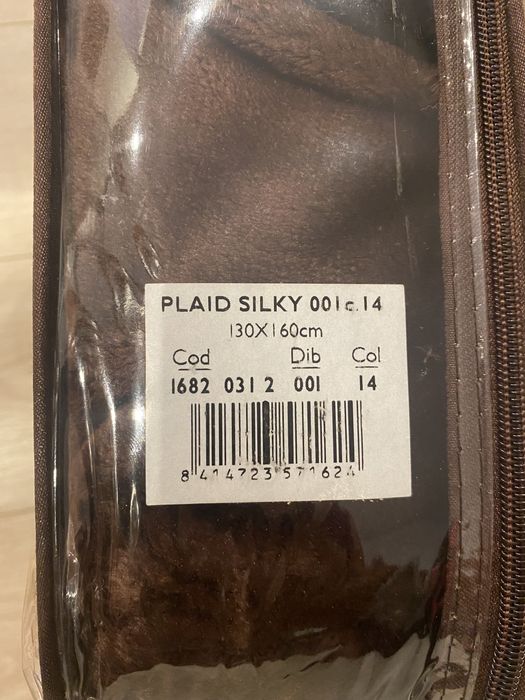 Manta de veludo nova