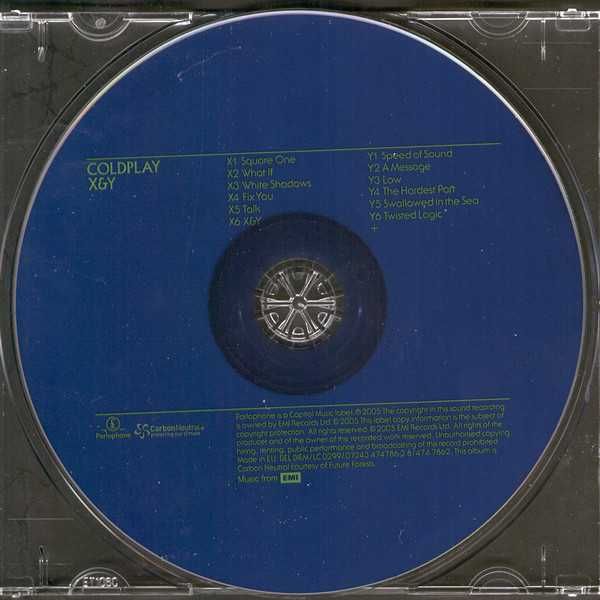 Coldplay ‎– X&Y cd