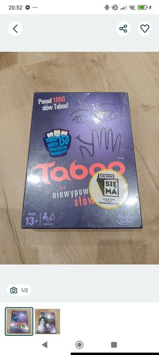 Taboo gra planszowa NOWA FOLIA