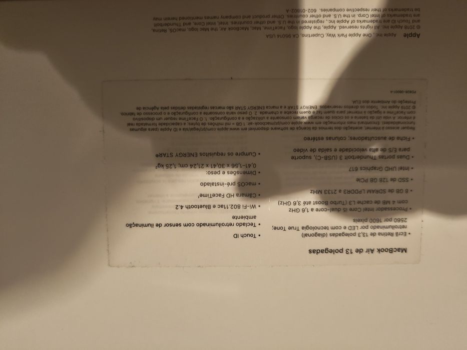 MacBook Air 13 polegadas