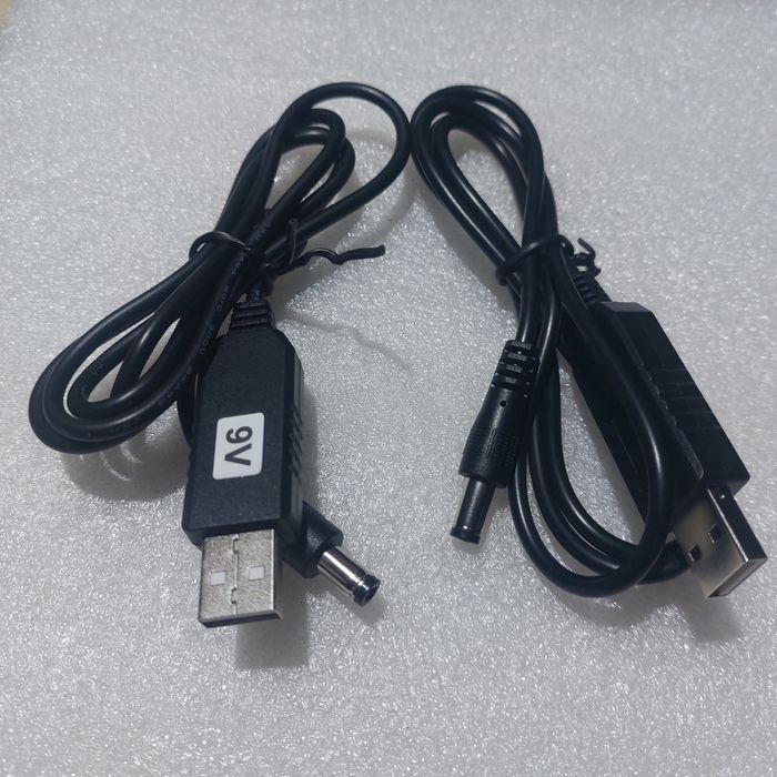 Кабель перетворювач з USB 5v на 12 і 9 v DC