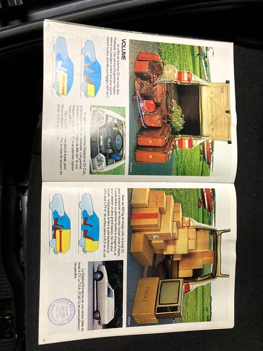 Catálogo Citroen GS 1979