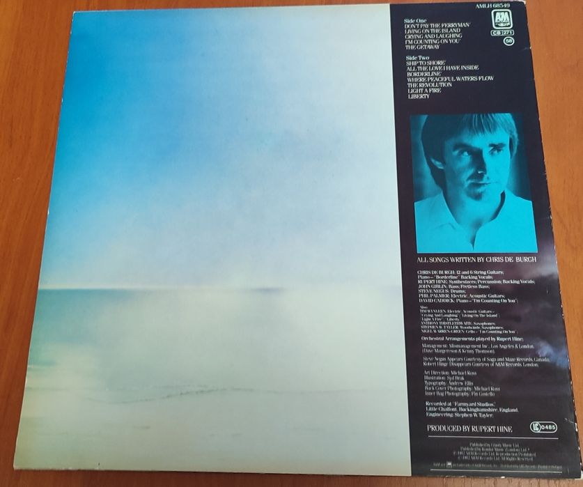 Winyl Chris de Burght - The Geteway