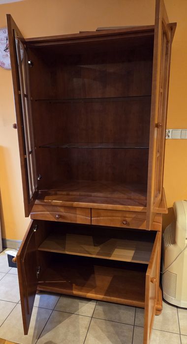 Witryna drewniana, solidna