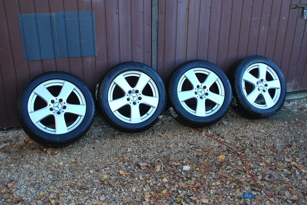 Koła 225/50 R17 5x112 Alufelgi +opony zimowe Mercedes B C E Klasa TPMS