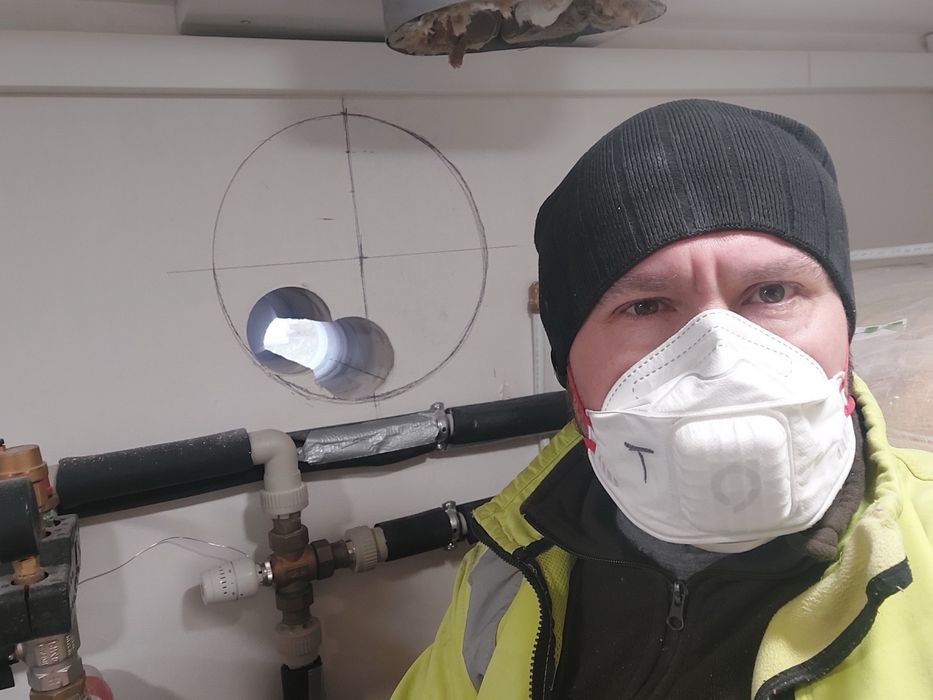 БЕЗ ПИЛУ! Алмазне свердління отворів + монтаж рекуператорів Київ