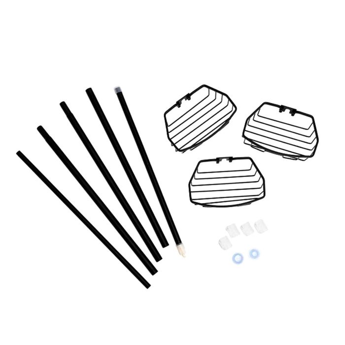 PÓŁKA ŁAZIENKOWA TELESKOPOWA narożna pod prysznic regulowana 3 półki