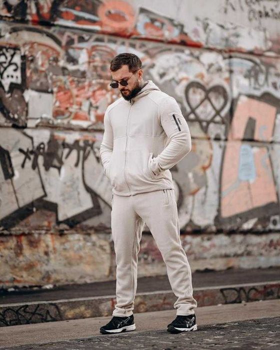 Зимовий флісовий спортивний костюм чоловічий теплий Без передоплати