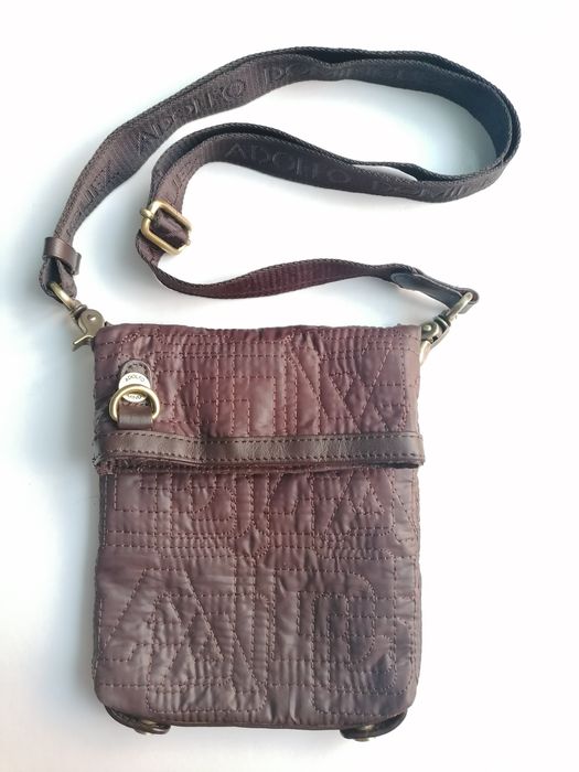 Mala à tiracolo vertical, alça ajustável, Adolfo Dominguez