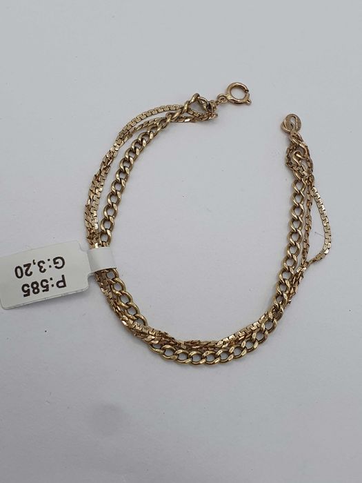 Złota Bransoletka P: 585 / G: 3,20