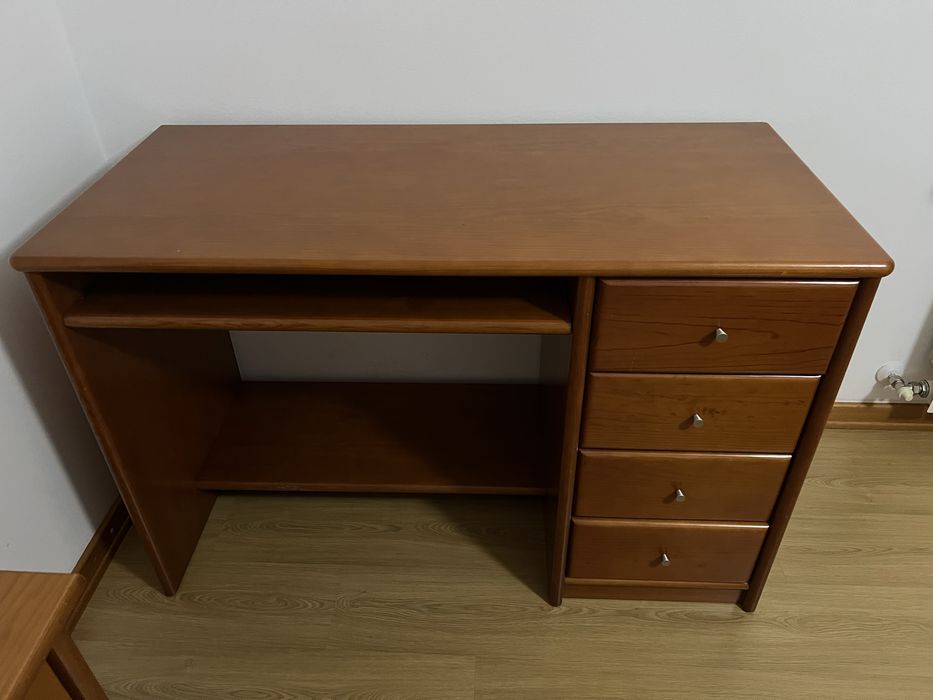 Secretária madeira pinho maciça