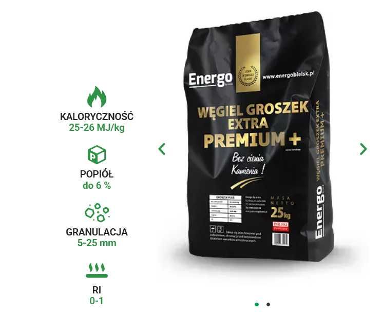 Węgiel Eko Groszek Energo Extra Premium z dowozem