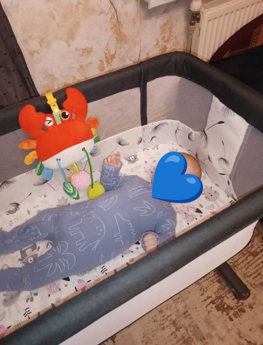 Ліжечко дитяче  Lionelo Aurora Grey