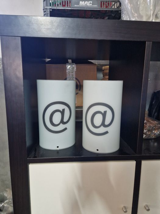 Par de candeeiros parede