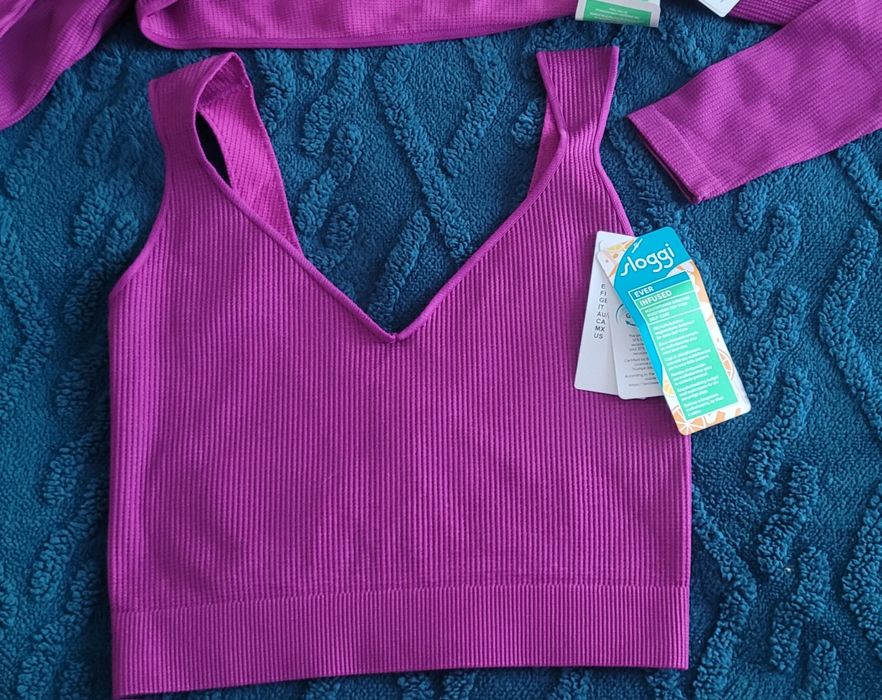 Top z bluzeczką sloggi prążek r.S.