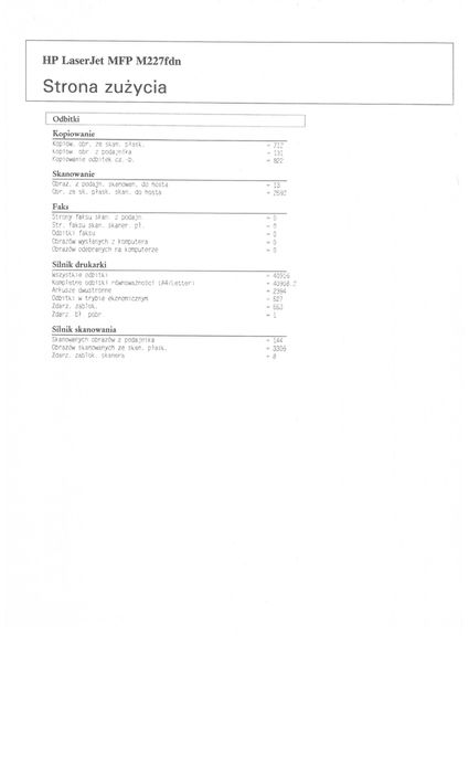 HP LaserJet Pro M227fdn | TONER 90% | BĘBEN 100% | Duplex | LAN | ADF