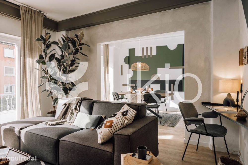 Apartamento T3 com escritório em Bairro Azul - Parque Eduardo VII