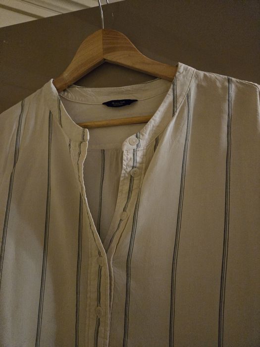 Suknia Massimo Dutti rozm. 36, wypada na większą, naturalna, luźna.