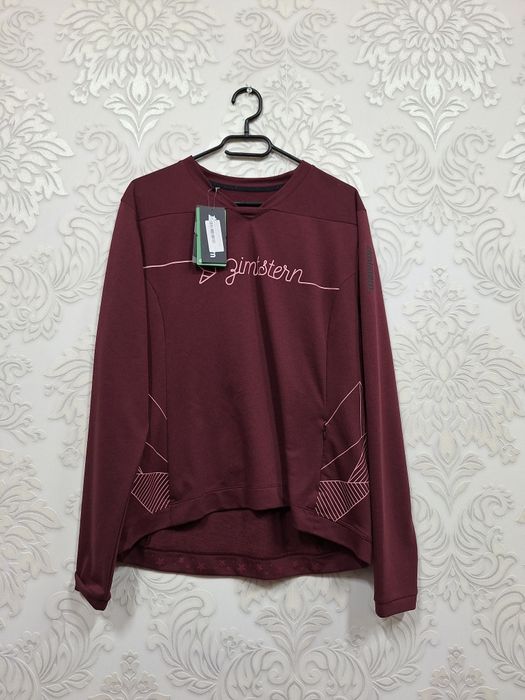 Bluza longsleeve Zimtstern damska sportowa outdoor burgundowa