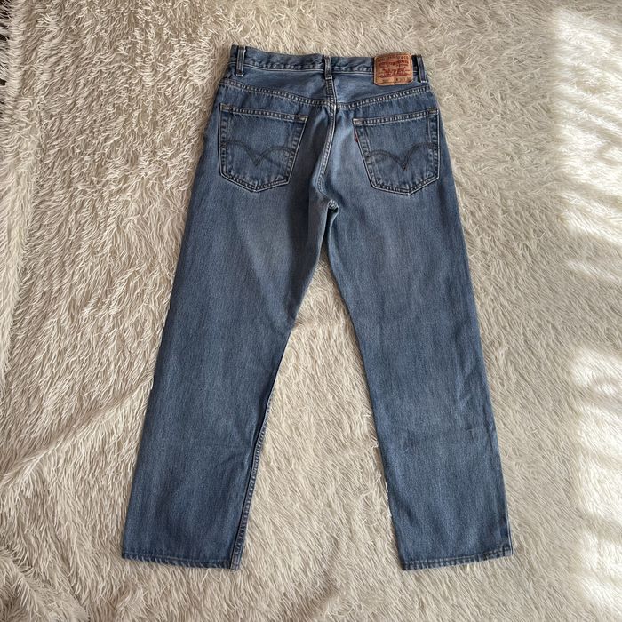 Прямі широкі блакитні джинси Levi’s 505 оригінал levis 501