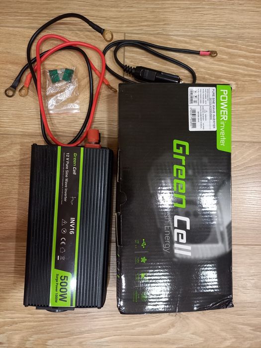 Інвертор Green Cell 12V-230V 500/1000W INV16