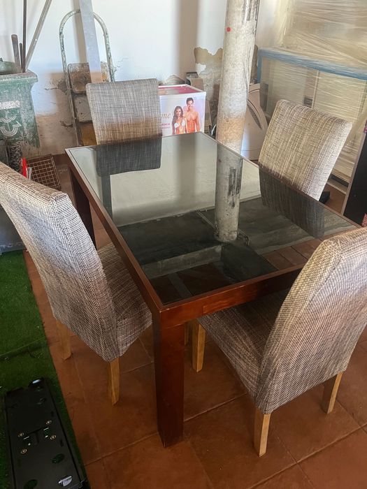 Mesa sala de jantar 4 cadeiras