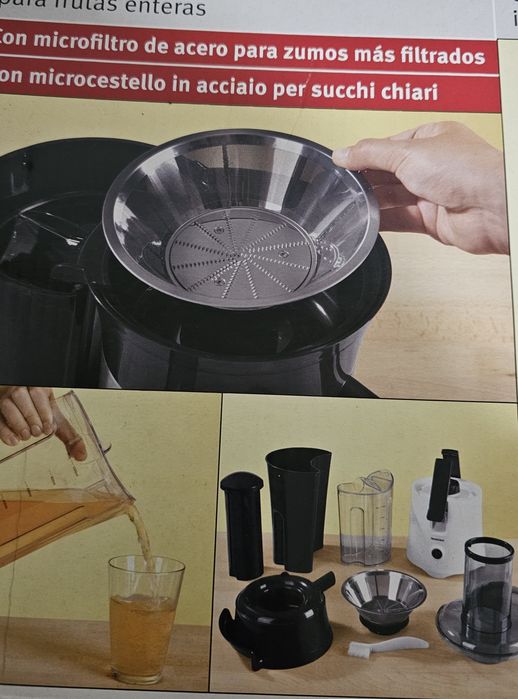 Máquina sumos, centrifugadora