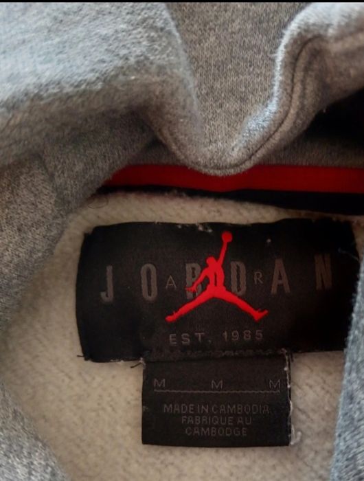 Sweat Jordan Cinzenta Tamanho M