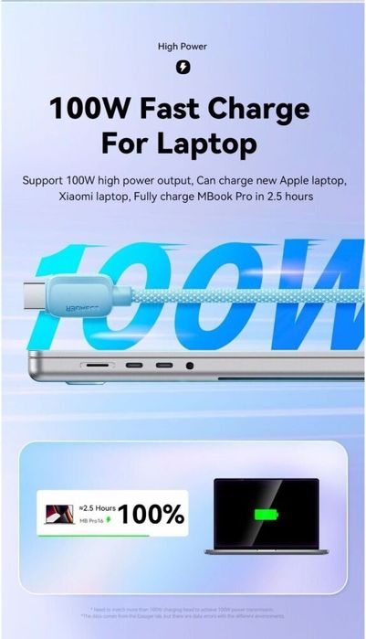 Кабель Type-C плетений 2 метра