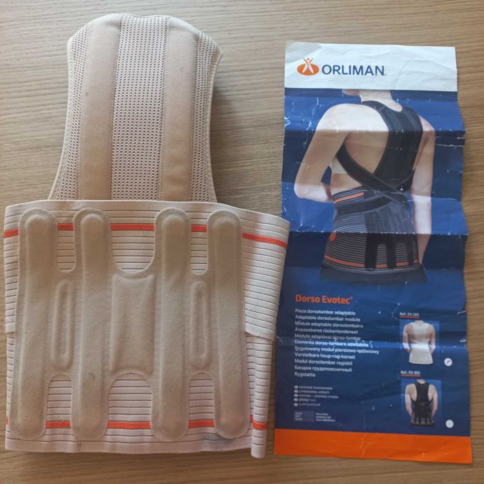 Orteza na kręgosłup: lędźwiowo-krzyżowa