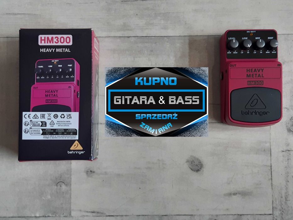 Efekt Gitarowy Behringer HM300 -Heavy Metal- wysyłka lub dodam Gratis