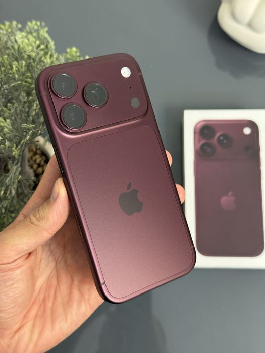 Як новий iPhone 18 Pro 256gb Burgundy Neverlock АКБ 100% Айфон фізсім гарантія