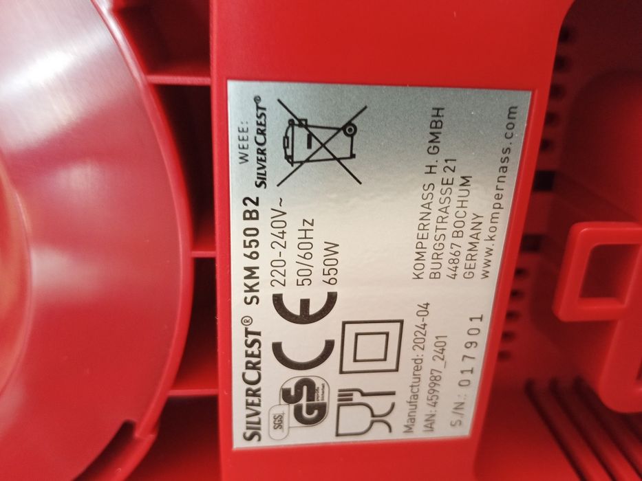 Robot kuchenny SilverCrest SKM 650 B2 – komplet 650 W