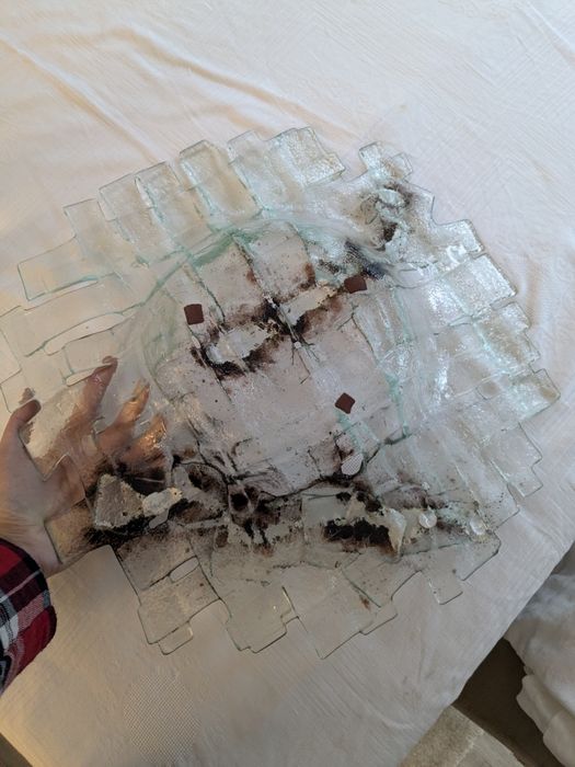 Centro de mesa vidro