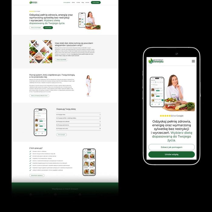 Nowoczesne STRONY INTERNETOWE + system pozyskiwania klientów