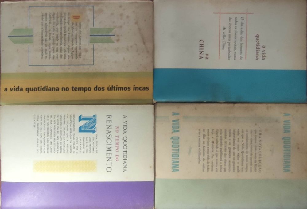 Lote de livros "A vida quotidiana" (Ler descriçao) Ref: CE 1