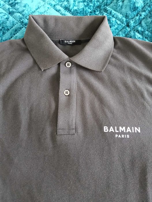 Polo Balmain cinzento
