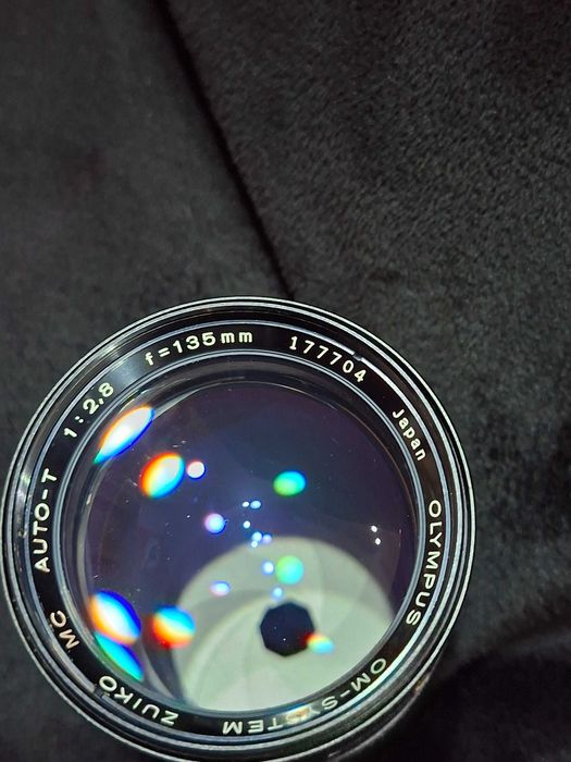 Obiektyw Olympus 135mm 1:2,8 Zuiko Japan AUTO-T MC OM System Etui