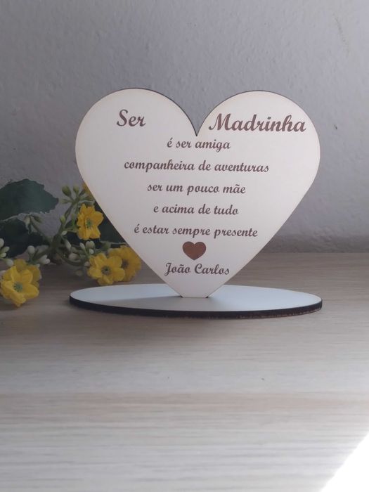 Coração em mdf personalizado