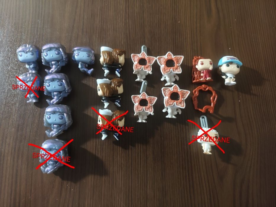 Figurki Kinder Joy Stranger Things