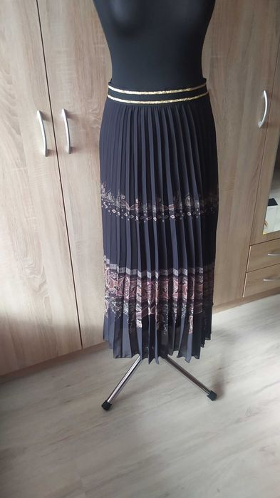 Desigual długa plisowana spodnica