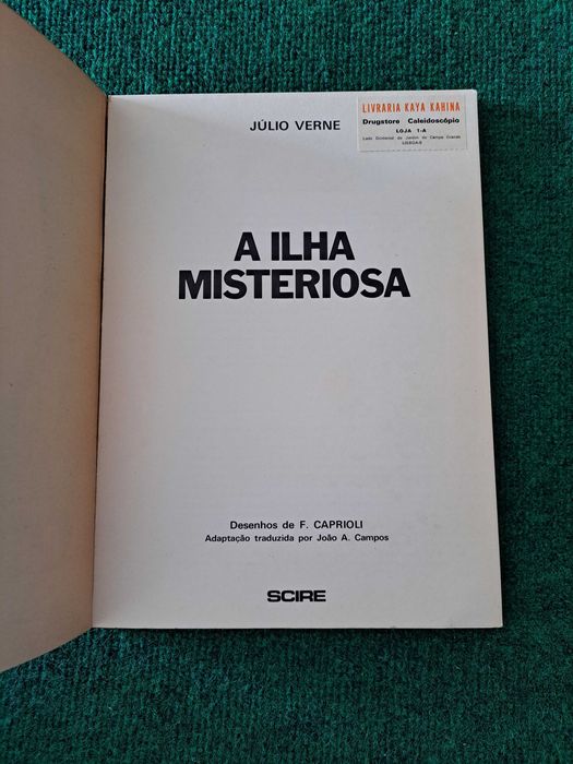 A Ilha Misteriosa - Júlio Verne (Desenhos de F. Caprioli)