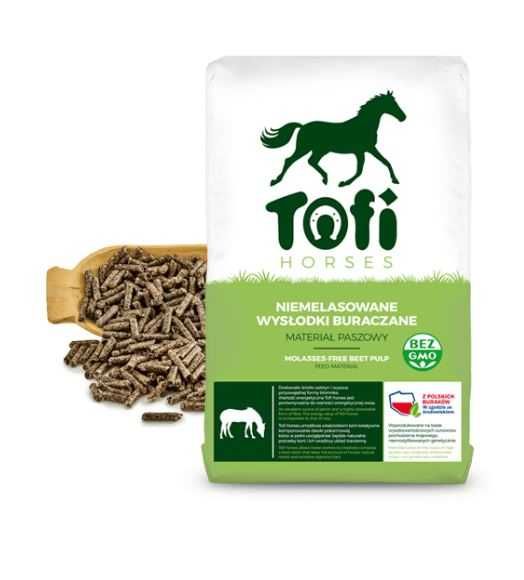Wysłodki niemelasowane TOFI Horses 20 kg - dla konia