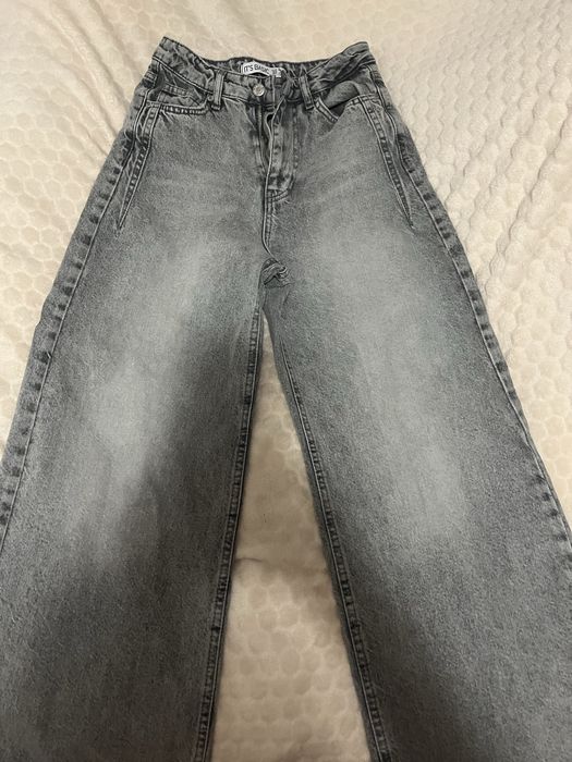 Джинси wide led, розмір 34