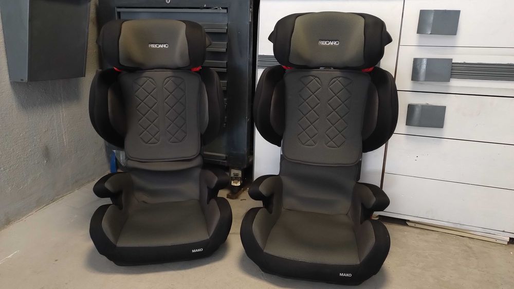 Cena za DWA foteliki RECARO Mako 16-36kg Isofix